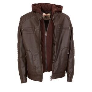 Kids size 10/12 fully loaded moto jacket from American Culture